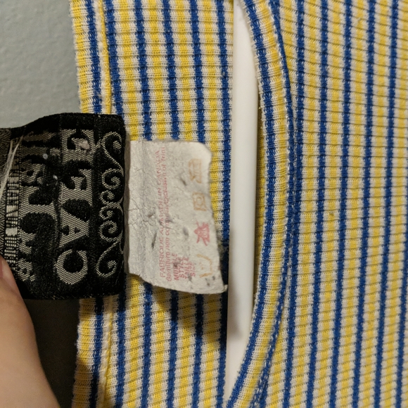 LAST CHANCE Vintage ribbed stripped short sleeve - Picture 4 of 6